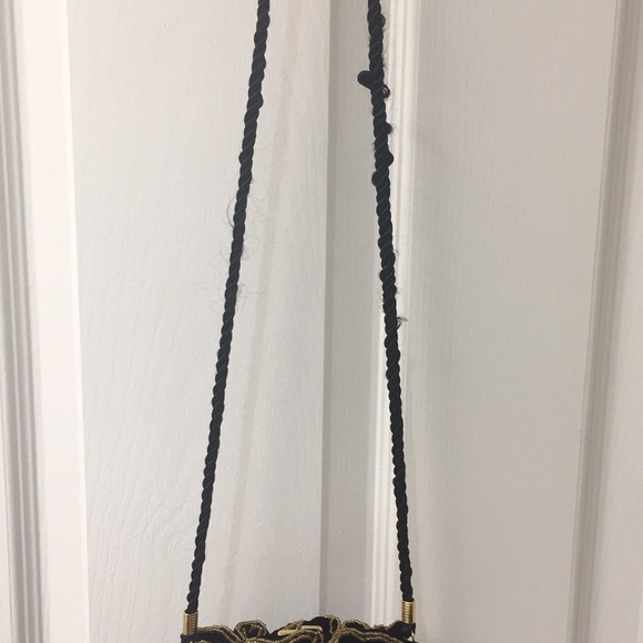 Vintage Heavy Beaded Sling Evening Bag - Picture 3 of 5